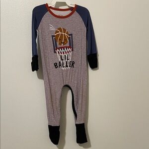 Little Sleepies Lil Baller Crescent Zippy 3-6 month